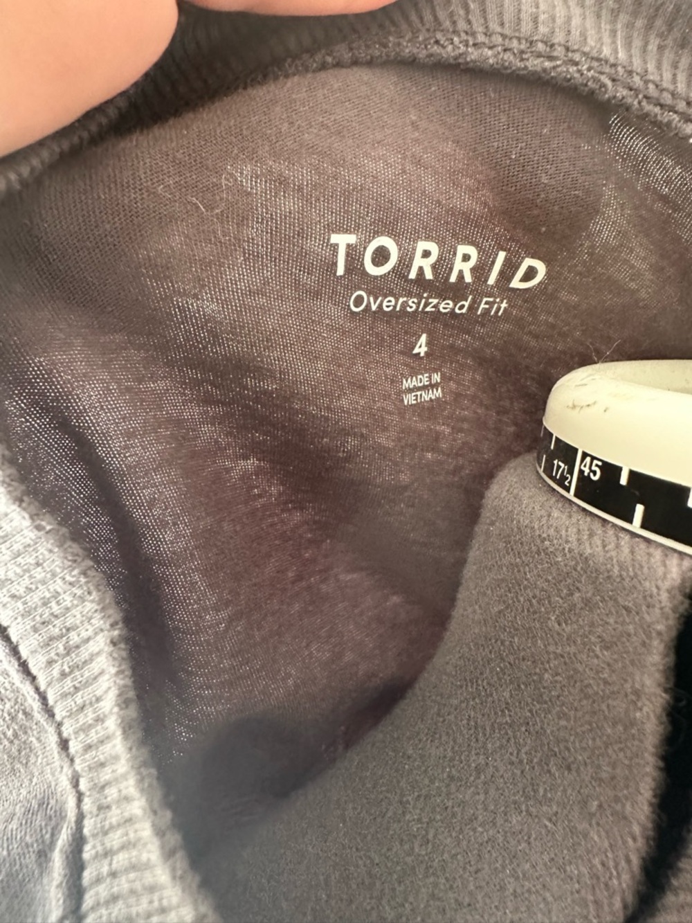 Torrid Two Roses Oversized Tunic Tee - Picture 5 of 9